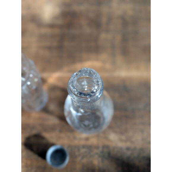 Antique Victorian Silverplate 7-piece Rotating Condiments Cruet Set w/Stoppers - Picture 11 of 16